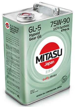   MITASU GEAR OIL GL-5 75W-90 100% Synthetic 