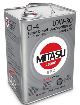     MITASU SUPER LL DIESEL CI-4 10W-30 Synthetic Blended 