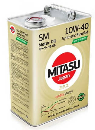   MITASU MOLY-TRiMER SM 10W-40 Synthetic Blended 