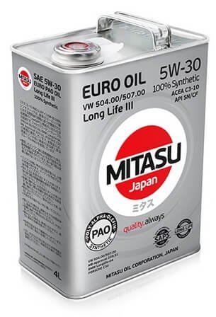    MITASU EURO DIESEL LL 5W-30 100% Synthetic 